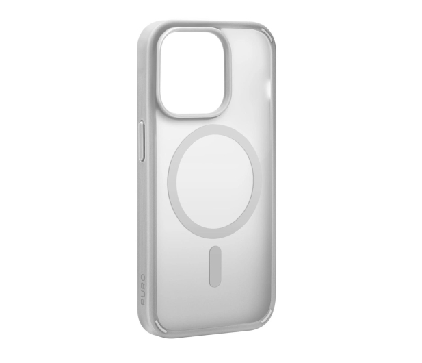 Puro Gradient MagSafe do iPhone 15 Pro Max - srebrne - 1346188 - zdjęcie
